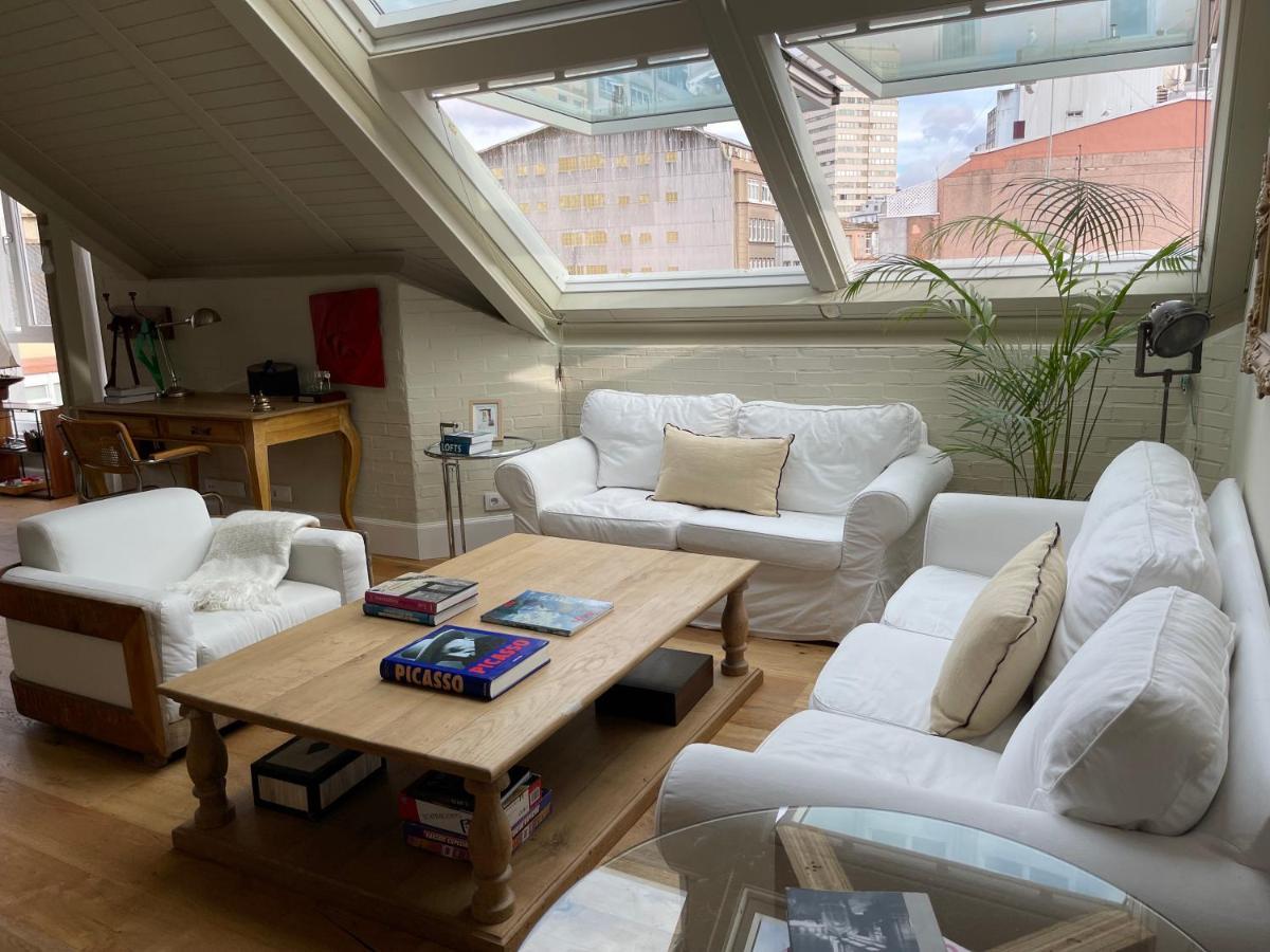Espectacular Apartamento En El Centro De La Ciudad A Coruña Eksteriør billede