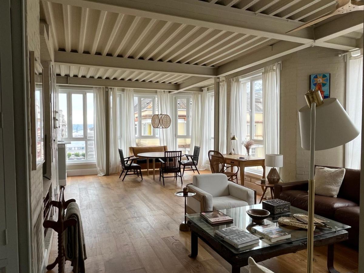 Espectacular Apartamento En El Centro De La Ciudad A Coruña Eksteriør billede
