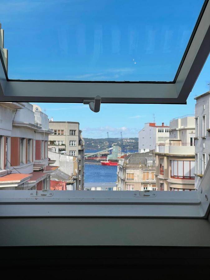 Espectacular Apartamento En El Centro De La Ciudad A Coruña Eksteriør billede
