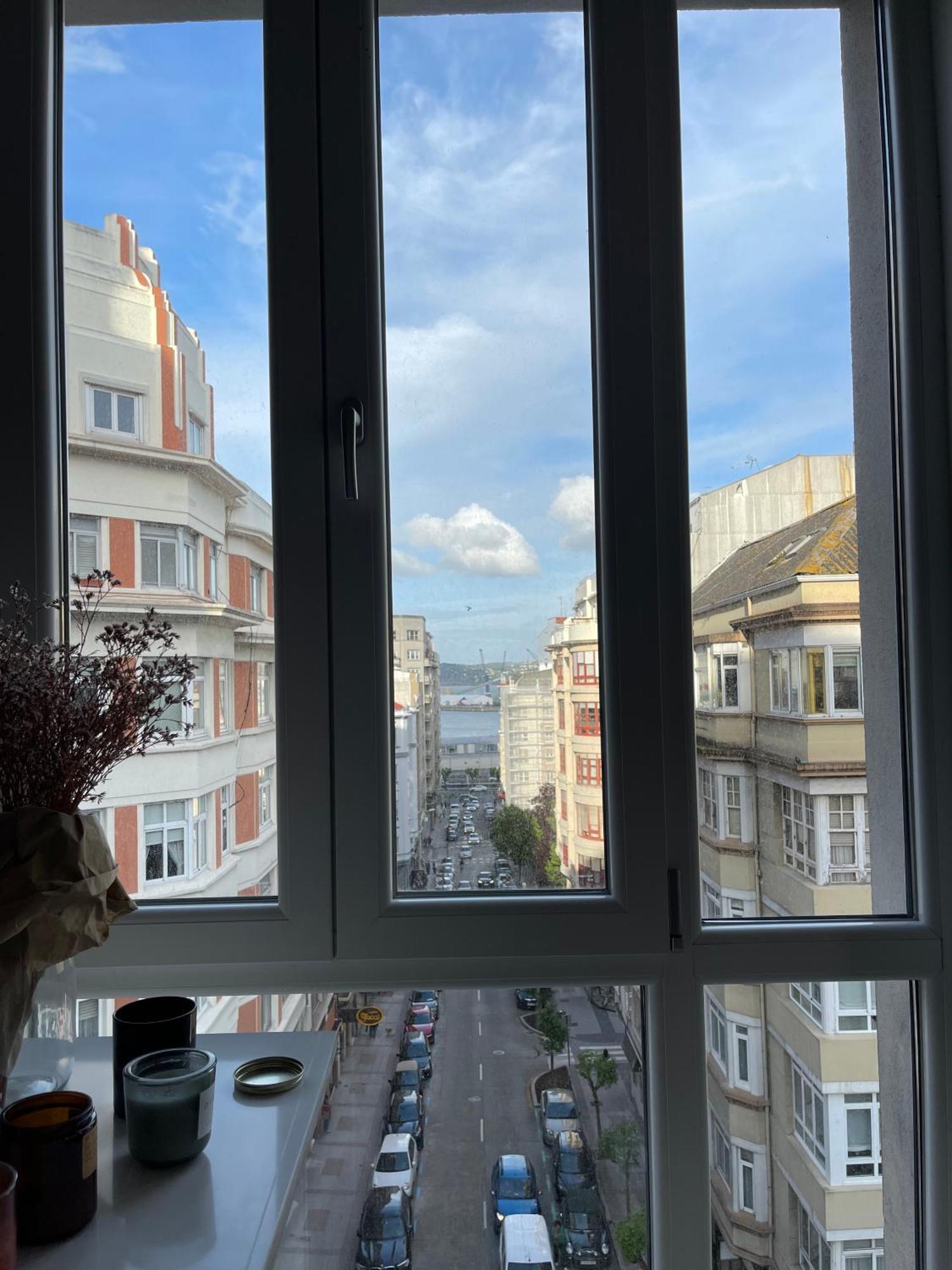 Espectacular Apartamento En El Centro De La Ciudad A Coruña Eksteriør billede